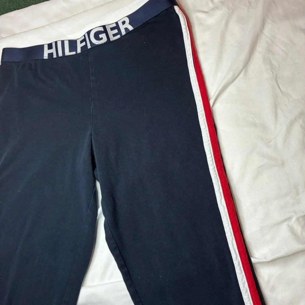 SOLD Tommy Hilfiger Leggings with Red and White Stripe - Picture 5 of 7